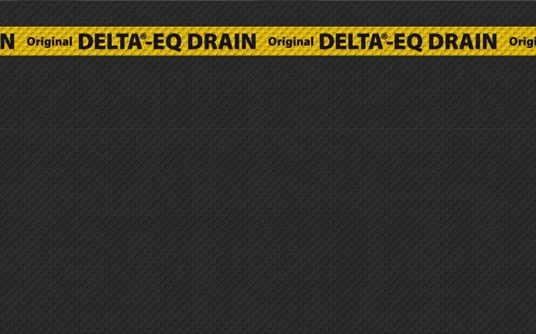 Delta-EQ-Drain дренажная мембрана 9мм, 250 кН/м2