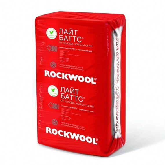 Rockwool Лайт Баттс 1000х600х100 (0,24 м3)4 плит